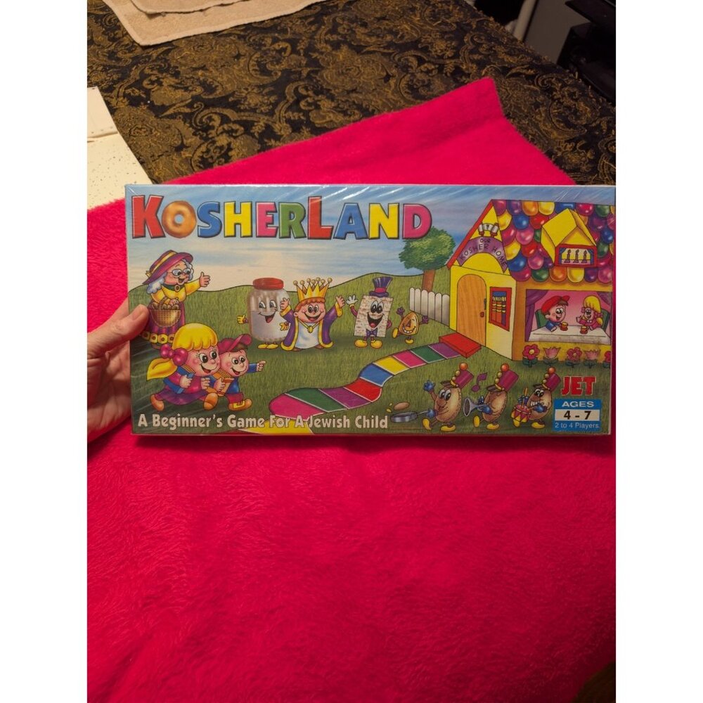 Kosherland Board Game New Sealed 1985 Jewish Educational Vintage